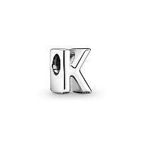 Lkwidi Letter Alphabet K Charm 925 Sterling Silver Pendantgirl Jewelry Beads Gifts For Women Braceletnecklace A0207K