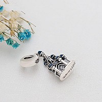 Magic Castle Dangle Charm 925 Sterling Silver Pendantgirl Jewelry Beads Gifts For Women Braceletnecklace A0243