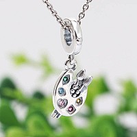 Rose Gold Family Heritage Dangle Cubic Zirconia Charm 925 Sterling Silver Pendantgirl Jewelry Beads Gifts For Women Braceletne