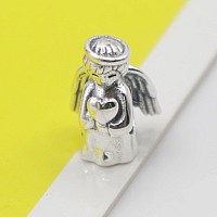 Angel Of Love Charm 925 Sterling Silver Pendantgirl Jewelry Beads Gifts For Women Braceletnecklace A0199