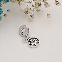 Family Tree Dangle Charm 925 Sterling Silver Pendantgirl Jewellery Beads Gifts For Women Bracelet Necklace