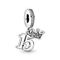 15Th Birthday Dangle Charm 925 Sterling Silver Pendantgirl Jewelry Beads Gifts For Women Braceletnecklace A016715