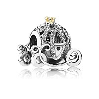 Pumpkin Coach Charm 925 Sterling Silver Pendantgirl Jewelry Beads Gifts For Women Braceletnecklace A0001