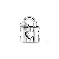 Padlock And Key Dangle Charm 925 Sterling Silver Pendantgirl Jewelry Beads Gifts For Women Braceletnecklace A0131