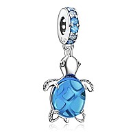 Murano Glass Sea Turtle Dangle Charm 925 Sterling Silver Pendantgirl Jewelry Beads Gifts For Women Braceletnecklace A00431