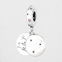 Forever Sisters Dangle Charm 925 Sterling Silver Pendantgirl Jewelry Beads Gifts For Women Braceletnecklace A0191