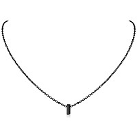 Chicsilver Black Initial Necklace For Women 925 Sterling Silver Dainty Small Letter I Initial Pendant Necklace For Women Teen Gi