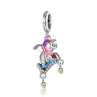 Pluto Dog Charm 925 Sterling Silver Pendantgirl Jewelry Beads Gifts For Women Braceletnecklace