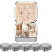 6 Pcs Travel Jewelry Case Jewelry Travel Organizer Small Jewelry Box Bridesmaid Gift Boxes Mini Storage Organizer Storage Box G