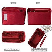 Ztujo Purse Organizer Felt Bag Organizer Purse Organizer Insert For Speedy Neverfull Graceful Neverfulltote Mediumsilky R