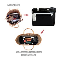 Ztujo Purse Organizer Felt Bag Organizer Purse Organizer Insert For Speedy Neverfull Graceful Neverfulltote Mediumsilky B