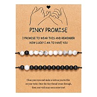 Valentines Day Boyfriend Gifts From Girlfriend Matching Couples Bracelets Long Distance Relationship Pinky Promise Bracelet Chr