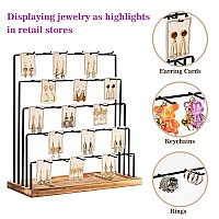 Dgwjsu Earring Display Stands For Selling Earring Rack Display Holder Stand Jewelry Display For Selling Earring Cards Bracel