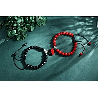 Xiannvxi Matching Heart Bracelets For Couples Boyfriend And Girlfriend Relationship Friendship Long Distance Touch Bracelets Val