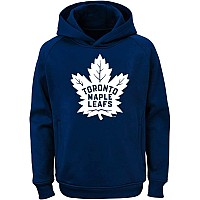 Outerstuff Nhl Youth 820 Team Color Performance Primary Logo Pullover Sweatshirt Hoodie 1416 Toronto Maple Leafs Navy