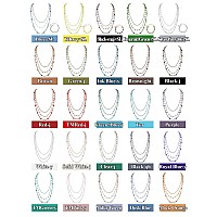 Firstmeet Long Chain Multi Layer Fashion Glass Beads Handmade Necklace Xl1035Tmpinky