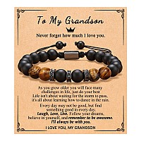 Ungent Them Grandson Bracelet Grandson Gifts From Grandma Grandparents Birthday Christmas Graduation Valentines Day Gifts For