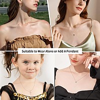 Jewlpire 925 Sterling Silver Chain Necklace For Women Girls Men Rose Gold Plated 12Mm Shiny Sturdy Womens Thin Chain Neckla