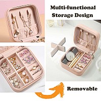 Cipidi Travel Jewelry Case Bridesmaid Gifts Box12 Pack Small Jewelry Box Mini Jewelry Organizerpu Leather Portable Earring Sto