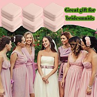 Cipidi Travel Jewelry Case Bridesmaid Gifts Box12 Pack Small Jewelry Box Mini Jewelry Organizerpu Leather Portable Earring Sto