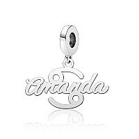 Charmsstory Personalized Zodiac Signs Customized Name Charms For Pandora Bracelets Constellation Dangle Birthday Christmas Charm