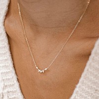 Lexody Diamond Necklaces For Women Dainty Gold Necklace Simple Solitaire Choker Necklaces For Women Trendy Jewelry Gifts For Gir