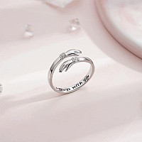 Yesteel Hug Ring Gifts For Dad Jewelry