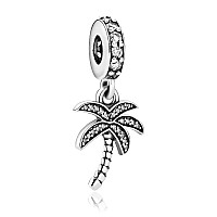 Valgacls Sparkling Palm Tree Charms 925 Sterling Silver Charms For Bracelets Necklace Valentines Day Mothers Day Jewelry Gif