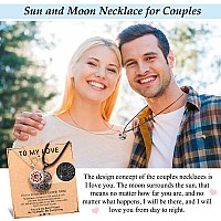 Upromi Couples Necklace Matching Relationship His Hers I Love You Gifts For Him Her Girlfriend Boyfriend Husband Wife Anniversar