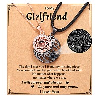 Upromi Girlfriend Gifts Birthday Mothers Day Gifts For Girlfriend Matching Coulpes Necklace For Girlfriend Anniversary I Love