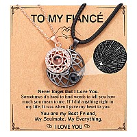 Upromi Fiance Gifts For Her Him Couples Necklace Couple Gifts For Fiance Future Husband Wife Birthday Anniversary Engagement I