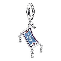 925 Sterling Silver Aladdins Magic Carpet Bead Charm Silver Pendantgirl Jewelry Beads Gifts For Women Braceletnecklace