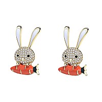 Cute Easter Bunny Earrings For Women Acrylic Easter Basket Eggs Bunny Rabbit Earrings Earrings Jewelry Gift G