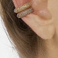 Ear Cuffs Non Piercing Aretes De Mujer Gold Chunky Earrings For Women Clip On Earrings Non Tarnish Gold Earrings Teen Girl Gifts