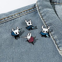 Enamel Pins Set For Backpack Classic Game Cartoon Anime Figure Element Peripheral Creative Brooch Metal Lapel Badges For Fans