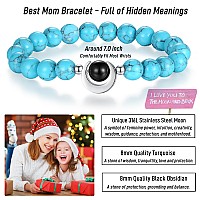 Usangers Gifts For Mom From Son Birthday Gifts For Mom Mom Gifts From Daughters Mom Bracelet Gift Basket Turquoise Jewelry Wo