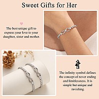 Godmother Proposal Gift Infinity Bracelets For Women Godmother Gifts For Her Cross Bracelet Birthday Religious Jewelry Easter Ba