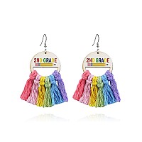 Fun Teacher Earrings Back To School Grade Earrings Pencil Drop Dangle Earring For Teachers First Day Of School Earrings Teachers