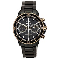 Bulova Marine Star Chronograph Quartz Divers 98B302 200M Mens Watch