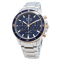 Bulova Marine Star 98B301 Chronograph Quartz Mens Watch