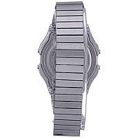 Timex Mens T78582 Classic Digital Silver-Tone Extra-Long Stainless Steel Expansion Band Watch