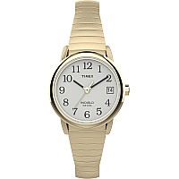 Timex Women's T2H351 Easy Reader 25mm Gold-Tone Stainless Steel Expansion Band Watch