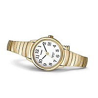 Timex Women's T2H351 Easy Reader 25mm Gold-Tone Stainless Steel Expansion Band Watch