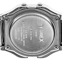 Timex Men'S T78587 Classic Digital Silver-Tone Stainless Steel Expansion Band Watch