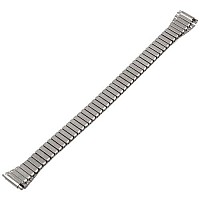 Voguestrap TX666W Allstrap 11-14mm Silver Long-Length Tapered Expansion Watchband