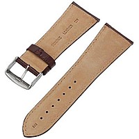 Hadley-Roma Men's MSM898RB-240 24mm Brown Alligator Grain Leather WatchStrap