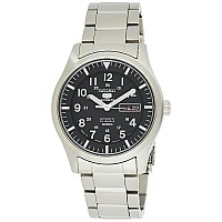 SEIKO 5 Black Dial Stainless Steel Men's Watch SNZG13J1