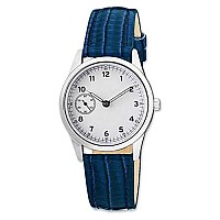 deBeer Teju Lizard Grain Watch Strap - Navy 19mm Watch Band