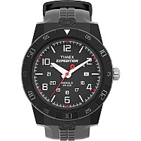 Timex Men's T49831 Expedition Rugged Analog Black Resin Strap Watch