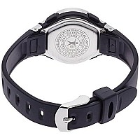 Armitron Sport Women's 457012BLK Chronograph Black Resin Stainless-Steel Accent Strap Watch